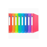 Pack De 10 Unidades Oxford Carpeta De Anillas 4x30 Urban Pp A4 Colores Surtidos Translúcidos