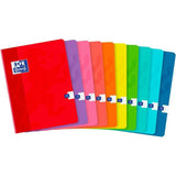 Pack De 10 Unidades Oxford Libreta Grapada A5+ Cuadricula Seyes - 48 Hojas Con Margen - Tapa Blanda - Ideal Para Tomar