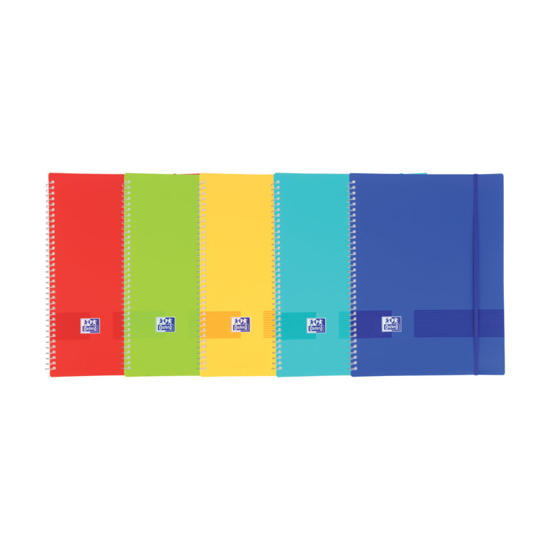 Pack De 10 Unidades Oxford Live & Go A4 Carpeta De Fundas Espiral - Tapa De Plastico Opaco - 30 Fundas