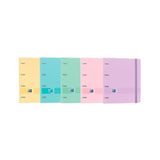 Pack De 10 Unidades Oxford Live & You Carpeta 4 Anillas Europeanbinder 360º Polyfoam C/ Recambio 100h 5x5 A4+ Surtidos Colores Pastel