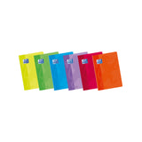 Pack De 10 Unidades Oxford School Classic A5+ Tapa Blanda Libreta Grapada - Pauta 3.5 Con Margen - 48 Hojas - Colores