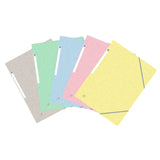 Pack De 10 Unidades Oxford Top File+ Carpeta De Gomas 3 Solapas - Colores Pastel - Resistente Y Duradera - Ideal Para