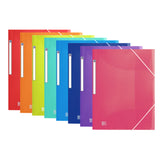 Pack De 10 Unidades Oxford Urban Carpeta De Gomas A4+ - Tapa Plastico Resistente - Lomo De 25mm Para Mayor Capacidad -