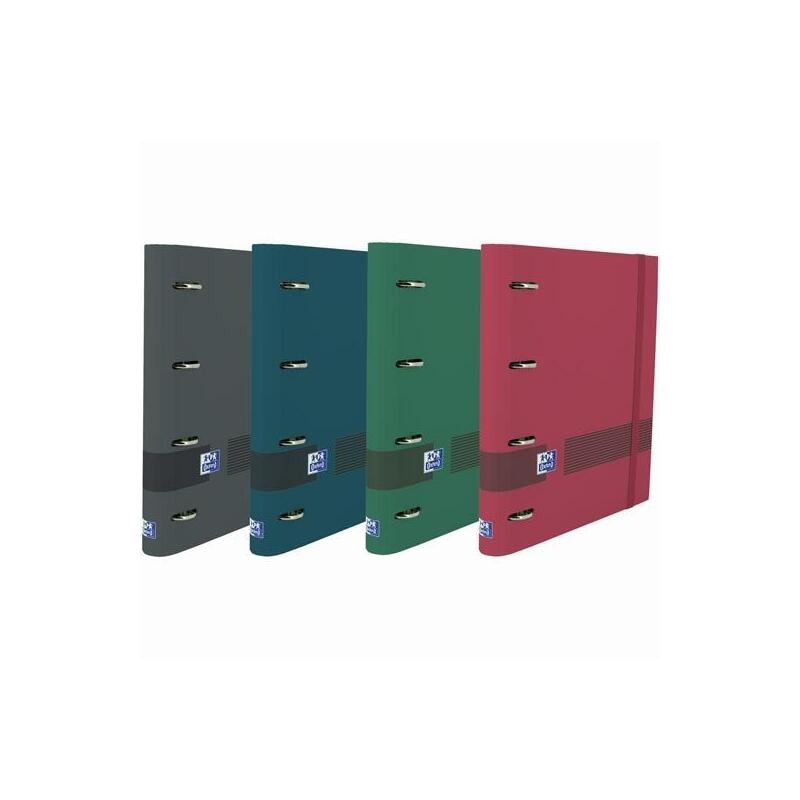 Pack De 10 Unidades Oxford & You Te Carpeta 4 Anillas 35mm Europeanbinder A4+ T/Extradura C/Recambio 5x5 C/Surtidos Neutros