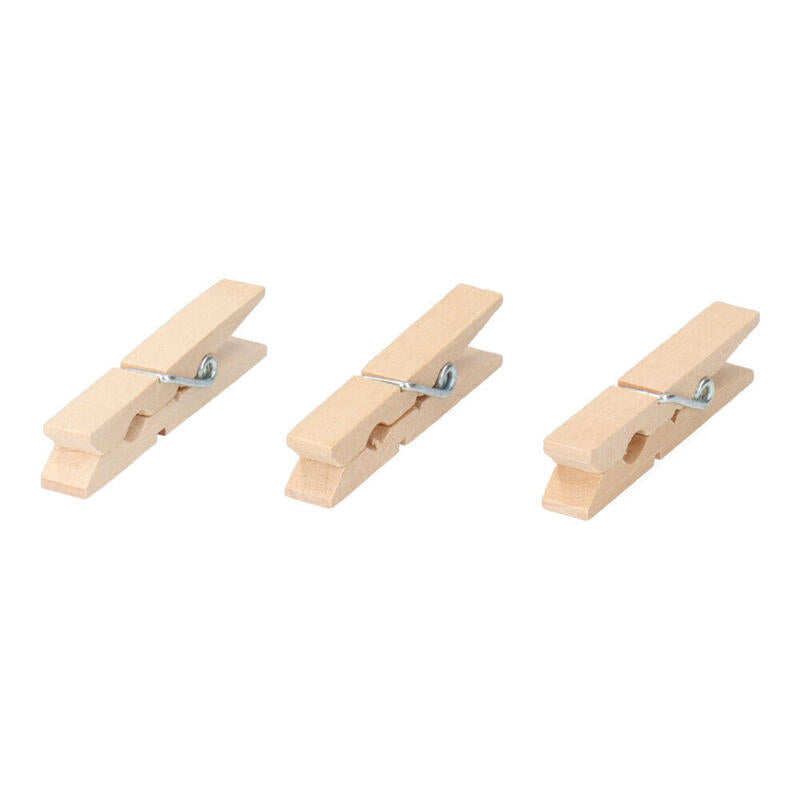 Pack De 10 Unidades - Pack 24 Pinzas De Madera 7cm Edm