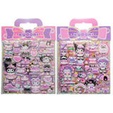 Pack De 10 Unidades - Pegatinas Relieve Kuromi Hello Kitty Surtido