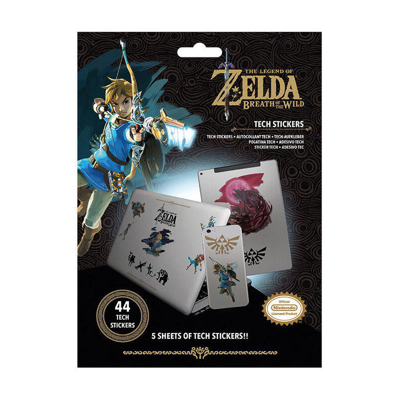 Pack De 10 Unidades - Pegatinas Vinilo The Legend Of Zelda Nintendo