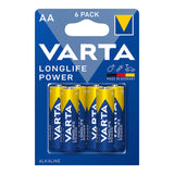 Pack De 10 Unidades - Pila Alkalina Longlife Power Aa - Lr06 Varta (Blister 6 Unid.) Ø14,5x50,5mm