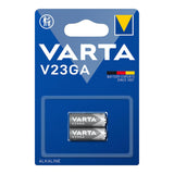 Pack De 10 Unidades - Pila Alkalina Varta V23ga 12v (Blister 2 Unid.) Ø10,3x28,5mm