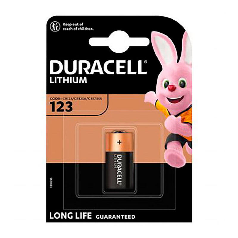Pack De 10 Unidades - Pila Litio Cr123 3 V Ø17 X 34,5 Mm Blister