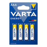 Pack De 10 Unidades - Pila Varta Aaa - Lr03 "Energy Value Pack" (Blister 4 Unid.) Ø10,5x44,5mm