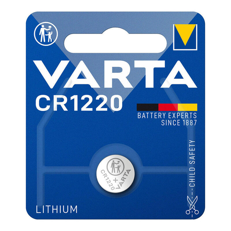 Pack De 10 Unidades - Pila Varta Lithium Cr1220 3v (Blister 1 Unid.) Ø12,5x2,0mm