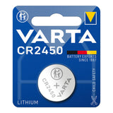 Pack De 10 Unidades - Pila Varta Lithium Cr2450 3v (Blister 1 Unid.) Ø24,5x5,0mm