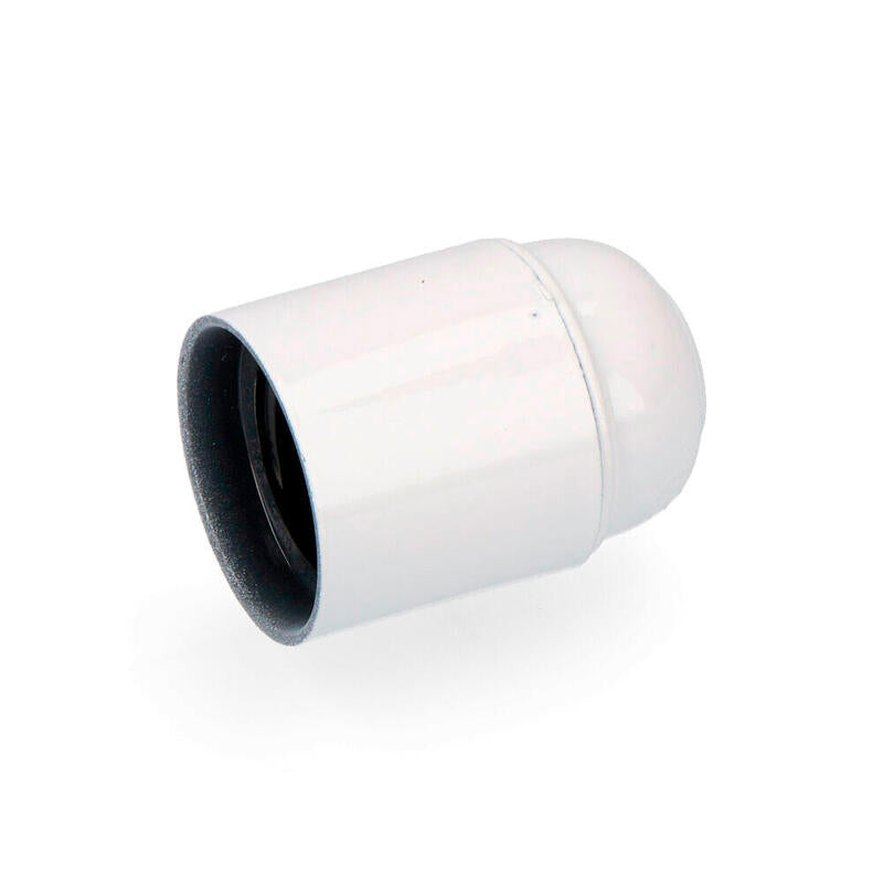 Pack De 10 Unidades - Portalamparas Bk. Reforzado E-27 Blanco (Retractilado) Edm