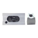 Pack De 10 Unidades - Portalámparas Linestra, Modelo S14s, Blanco, 1 Contacto, 6,5 X 3,5 X 3,4 Cm