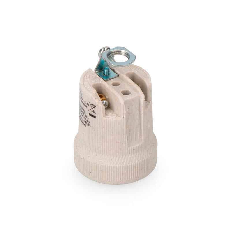 Pack De 10 Unidades - Portalamparas Porcelana E27 Edm