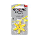Pack De 10 Unidades Rayovac Pila Audifono Zinc 10ae 1,45v Extra Advanced Mg Blister*6 10 Uds