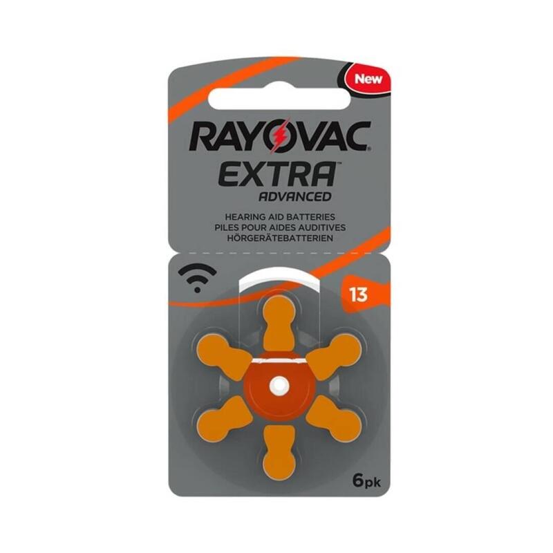 Pack De 10 Unidades Rayovac Pila Audifono Zinc 13ae 1,45v Extra Advanced Mg Blister*6 10 Uds