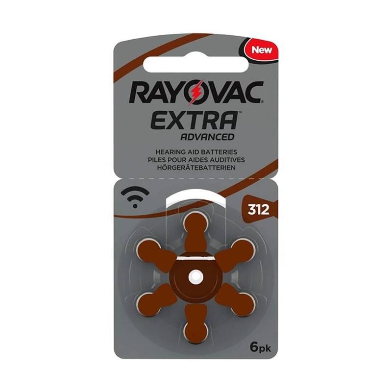 Pack De 10 Unidades Rayovac Pila Audifono Zinc 312ae 1,45v Extra Advanced Mg Blister*6 10 Uds