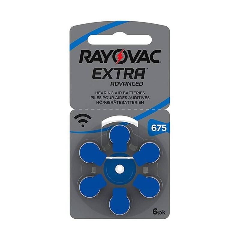 Pack De 10 Unidades Rayovac Pila Audifono Zinc 675ae 1,45v Extra Advanced Mg Blister*6 10 Uds