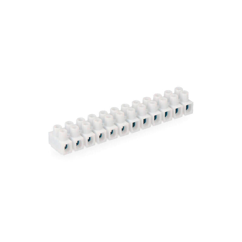 Pack De 10 Unidades - Regleta De Conexion De 2,5mm A 4mm Homologada Blanca