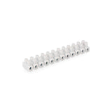 Pack De 10 Unidades - Regleta De Conexion De 4 Mm A 6 Mm , 12 Conectores, Homologada, Blanca (Retractilada)