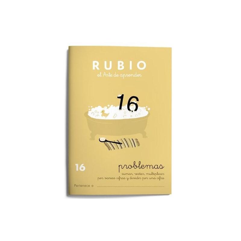 Pack De 10 Unidades Rubio Cuaderno De Problemas Nº 16