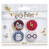 Pack De 10 Unidades - Set 4 Pin Harry Potter Surtido