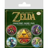 Pack De 10 Unidades - Set 5 Chapas The Legend Of Zelda