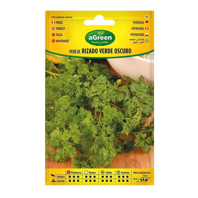 Pack De 10 Unidades - Sobre Con Semillas De Perejil Rizado Verde Oscuro