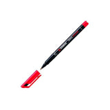 Pack De 10 Unidades Stabilo Marcador Permanente Ohpen Universal F Punta Fina 0.7mm Rojo