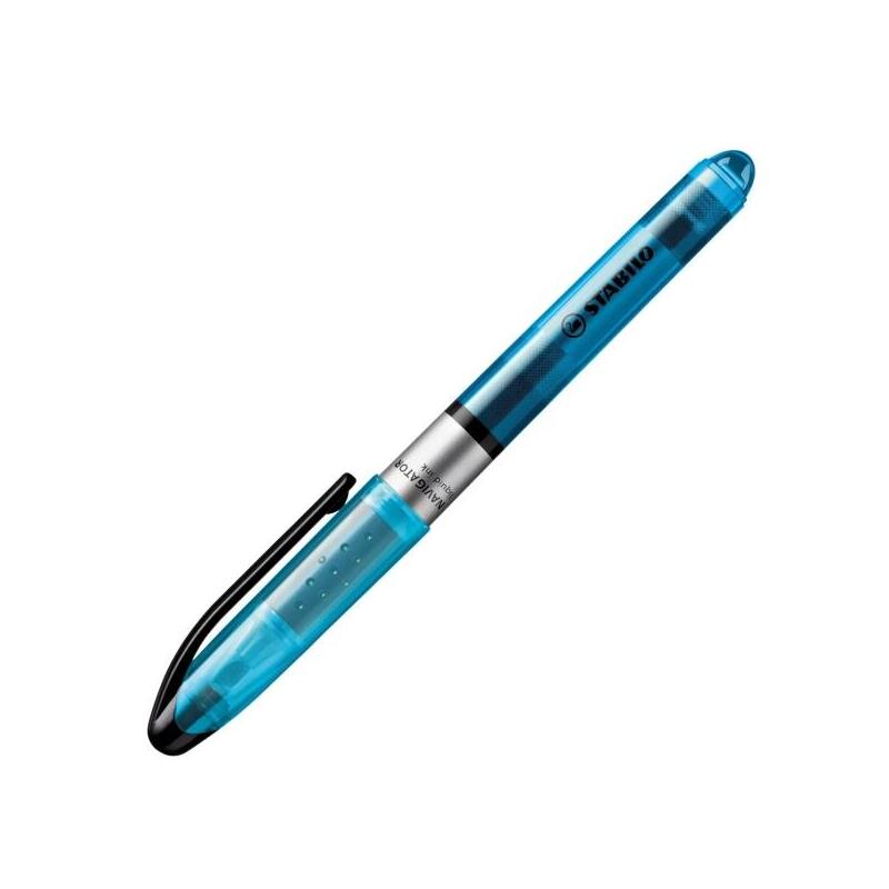 Pack De 10 Unidades Stabilo Navigator Marcador Fluorescente - Zona De Agarre - Diseño Delgado - Practico Clip Para