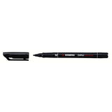 Pack De 10 Unidades Stabilo Ohpen Rotulador Permanente - Punta Media - Trazo De 1mm - Agarre Antideslizante - Tapon Ventilado - Color Negro