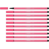 Pack De 10 Unidades Stabilo Pen 68 Rotulador De Punta De Fibra - Trazo De 1mm Aprox. - Tinta Con Base De Agua - Color