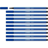Pack De 10 Unidades Stabilo Pen 68 Rotulador De Punta De Fibra - Trazo De 1mm Aprox. - Tinta Con Base De Agua - Color