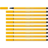 Pack De 10 Unidades Stabilo Pen 68 Rotulador De Punta De Fibra - Trazo De 1mm Aprox. - Tinta Con Base De Agua - Color