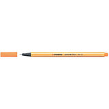 Pack De 10 Unidades Stabilo Point 88 Rotulador De Punta Fina De Fibra - Trazo De 0.4 Mm - Tinta Con Base De Agua - Color Naranja Neon