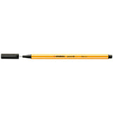 Pack De 10 Unidades Stabilo Point 88 Rotulador De Punta Fina De Fibra - Trazo De 0.4 Mm - Tinta Con Base De Agua - Color Negro
