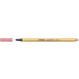 Pack De 10 Unidades Stabilo Point 88 Rotulador De Punta Fina De Fibra - Trazo De 0.4 Mm - Tinta Con Base De Agua - Color Rojo Neon