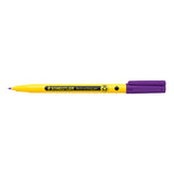 Pack De 10 Unidades Staedtler 307 Noris Writing Pen Rotulador De Punta Fina - Trazo 0.6mm Aprox - Tinta Base De Agua - Cuerpo Fabricado En Un 97% De Plastico Reciclado - Color Violeta