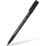 Pack De 10 Unidades Staedtler Lumocolor Permanent 313 Rotulador Permanente De Punta Fina - Trazo 0.4mm - Secado Rapido - Color Negro
