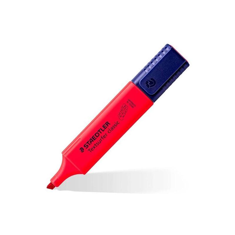 Pack De 10 Unidades Staedtler Marcador Fluorescente Textsurfer Classic Rojo Intenso