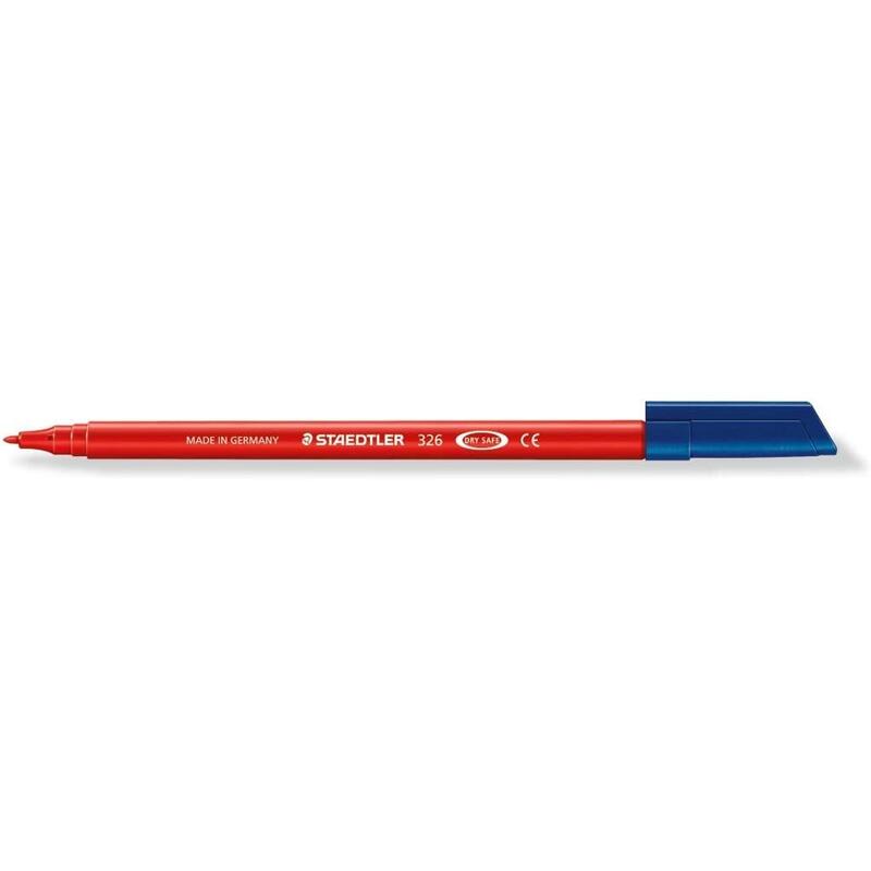 Pack De 10 Unidades Staedtler Noris 326 Rotulador De Punta Fina - Trazo 1mm Aprox - Tina Base De Agua - Color Rojo