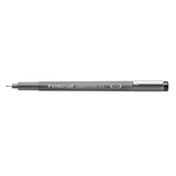 Pack De 10 Unidades Staedtler Pigment Liner 308 Rotulador Calibrado - Trazo 0.4mm - Secado Rapido - Color Negro