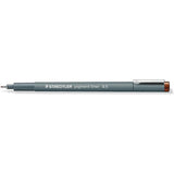 Pack De 10 Unidades Staedtler Pigment Liner 308 Rotulador Calibrado - Trazo 0.5mm - Secado Rapido - Marron