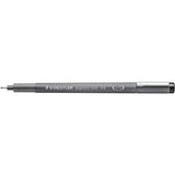 Pack De 10 Unidades Staedtler Pigment Liner 308 Rotulador Calibrado - Trazo 0.6mm - Secado Rapido - Negro