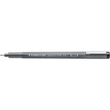 Pack De 10 Unidades Staedtler Pigment Liner 308 Rotulador Calibrado - Trazo 0.8mm - Secado Rapido - Negro