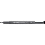 Pack De 10 Unidades Staedtler Pigment Liner 308 Rotulador Calibrado - Trazo 1mm - Secado Rapido - Color Negro