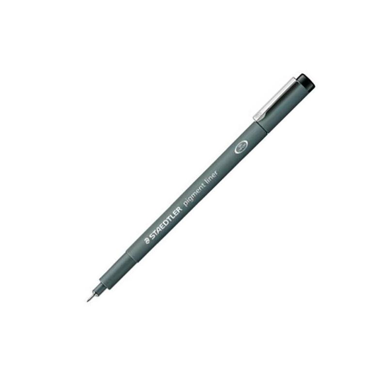 Pack De 10 Unidades Staedtler Rotulador Calibrado Pigment Liner 0.4mm Negro