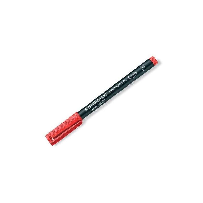 Pack De 10 Unidades Staedtler Rotulador Permanente Lumocolor 318-2 F Rojo